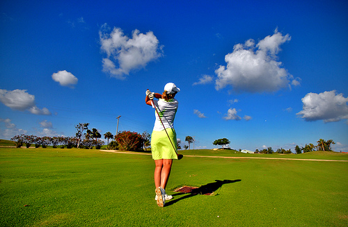 golf swing tips. A golf swing is